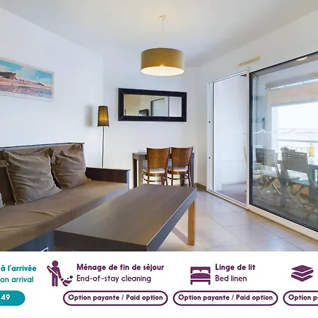 A 50m De La Plage, Pour 6, Vue Apartment *